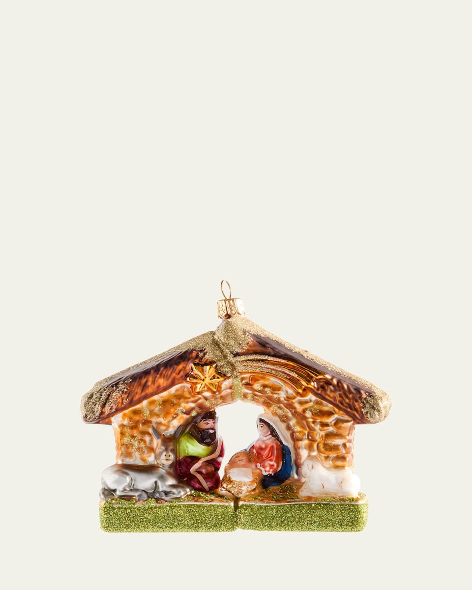 Nativity Scene Christmas Ornament